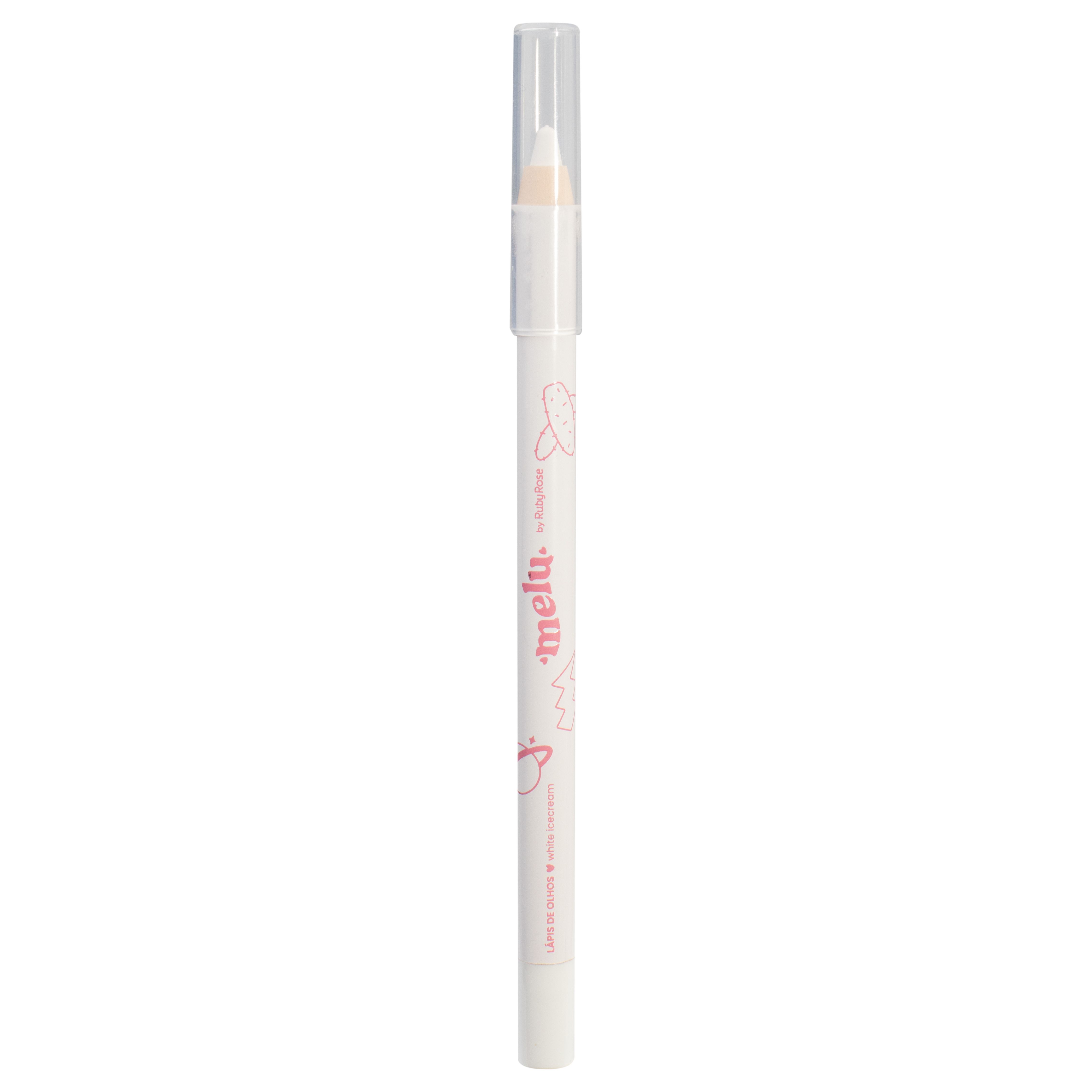 Lápis de Olhos Ruby Rose By Melu White Icecream RR24001