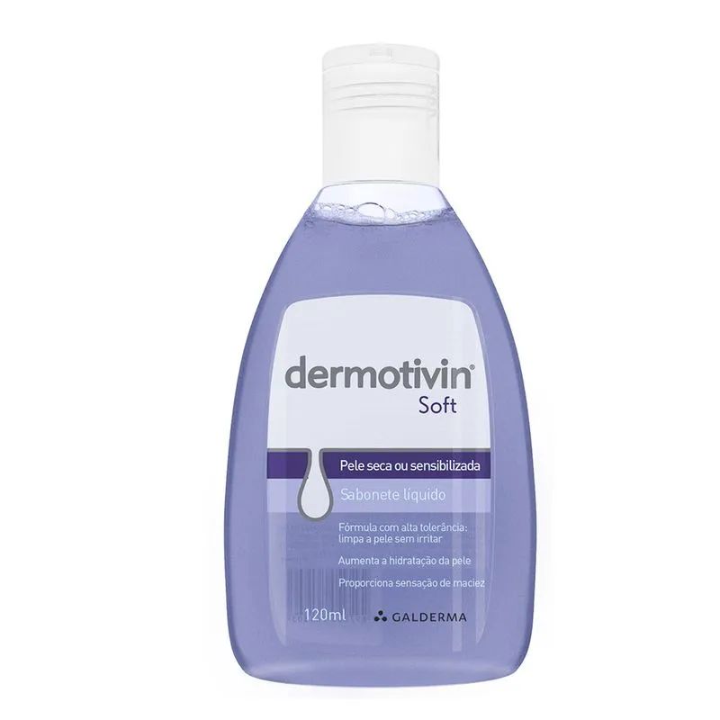 Sabonete Líquido Dermotivin Soft 120ml
