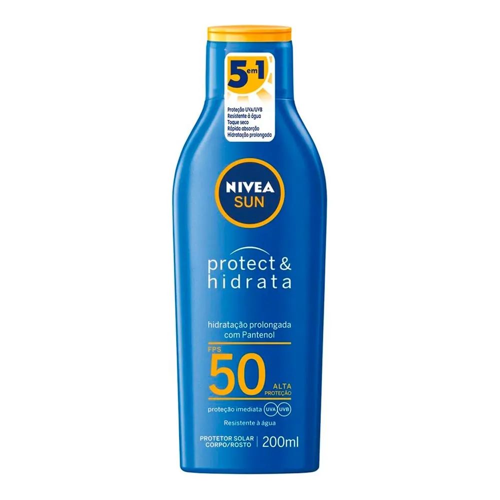 Protetor Solar Corporal Nivea Sun Protect & Hidrata Fps50 200ml