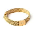 Pulseira de Aço Dourado Key Design Imã – miniatura 1