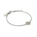Pulseira de Aço Prata Key Design Signo Aquário – miniatura 1