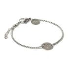 Pulseira de Aço Prata Key Design Signo Áries – miniatura 1