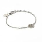 Pulseira de Aço Prata Key Design Signo Câncer – miniatura 1