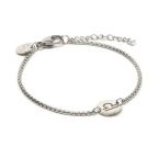 Pulseira de Aço Prata Key Design Signo Libra – miniatura 1