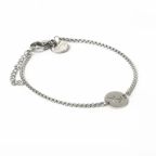 Pulseira de Aço Prata Key Design Signo Sagitário – miniatura 1