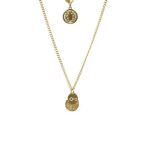 Escapulário de Aço Dourado Key Design Disick – miniatura 1
