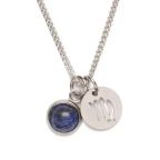 Colar de Aço Prata Key Design Signo Virgem – miniatura 2