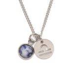 Colar de Aço Prata Key Design Signo Libra – miniatura 2