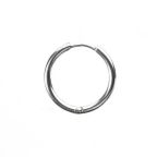 Brinco de Aço Prata Key Design Ring – miniatura 1
