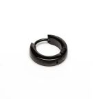Brinco Small de Aço Preto Key Design Ring – miniatura 1