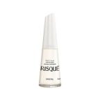 Esmalte Risqué Branco Cintilante Cristal 8ml – miniatura 1