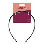 Tiara para Cabelo Lanossi Beauty Preta – miniatura 1