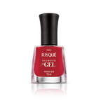 Esmalte Cremoso Risqué Diamond Gel Vermelho Rubi 9,5ml – miniatura 1