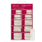 Tips Para Alongamento de Unhas Belliz Square 100 unidades  – miniatura 1