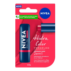 Hidratante Labial Nívea Hidra Color Vermelho 4,8g – miniatura 1