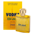 Perfume Masculino Paris Elysees Vodka Brasil Yellow Eau de Toilette 100ml – miniatura 1