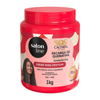 Creme para Pentear Salon Line S.O.S Cachos Recarga de Queratina Reparação Absoluta 1kg – miniatura 1
