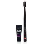Kit Escova Dental CS 5460 + Creme Dental 8ml Curaprox Black Is White Light Pack – miniatura 1