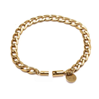 Pulseira de Aço Dourado Key Design Bruce G-GG – miniatura 2