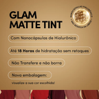 Batom Líquido Eudora Glam Matte Tint Vinho Sublime Cor 06 4g – miniatura 5