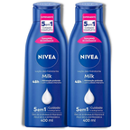 Kit Loção Hidratante Nivea Milk 400ml 2 Unidades – miniatura 1