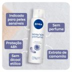 Desodorante Aerosol Feminino Nivea Sem Perfume Pele Sensível 150ml – miniatura 3