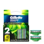 Carga Para Lâmina De Barbear Gillette Mach3 Sensitive - 2 unidades – miniatura 1