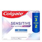 Pack Creme Dental Colgate Sensitive Pro Alívio Imediato Original 90g - 3 Unidades – miniatura 1
