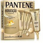 Kit Ampola Capilar Pantene Hidratação Poderosa 15ml com 3 unidades – miniatura 1