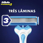 Aparelho de Barbear Gillette Prestobarba 3 Comfortfresh Cool C/2 – miniatura 3