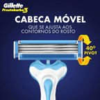 Aparelho de Barbear Gillette Prestobarba 3 Comfortfresh Cool C/2 – miniatura 4