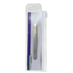 Pinça Profissional Klass Vough Dourada Chanfrada TW043HG – miniatura 1