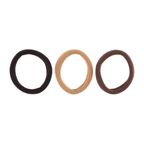 Conjunto de Elástico para Cabelo Lanossi Cappuccino com 6 unidades – miniatura 2