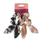 Elástico para Cabelo Lanossi Hair Cloud Floral com 2 Unidades – miniatura 1