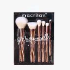 Kit Pincéis de Maquiagem Macrilan Mademoiselle com 6 Pincéis – miniatura 1