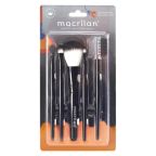Kit Pincéis para Maquiagem Macrilan KP3-1 com 5 Pincéis (Cores Sortidas) – miniatura 2