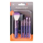 Kit com 5 Pincéis para Maquiagem Macrilan KP5-18 Cores Sortidas – miniatura 3