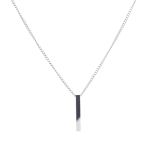 Colar Malmo Pingente Steel Silver – miniatura 1