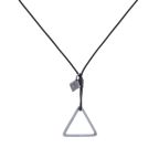 Colar Malmo Triangle Silver – miniatura 1