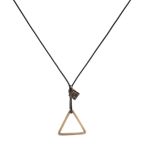 Colar Malmo Triangle Gold – miniatura 2