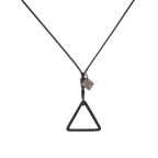 Colar Malmo Triangle Black – miniatura 1
