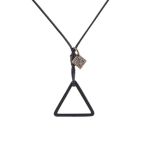 Colar Malmo Triangle Black – miniatura 2