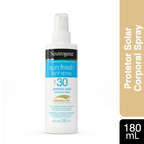 Protetor Solar Neutrogena Sun Fresh Light Spray FPS30 180ml – miniatura 3