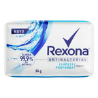 Sabonete em Barra Rexona Antibacterial Limpeza Profunda 84g – miniatura 1