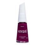 Esmalte Cremoso Risqué Vinho De Moletom e Salto 8ml – miniatura 1