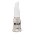 Esmalte Cintilante Risqué Branco Platino 8ml – miniatura 1
