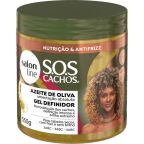 Gel Definidor Salon Line S.O.S Cachos Azeite de Oliva 550g – miniatura 1