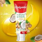 Creme Dental Colgate Natural Extracts Coco e Gengibre Detox 90g – miniatura 2