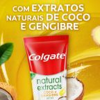 Creme Dental Colgate Natural Extracts Coco e Gengibre Detox 90g – miniatura 3