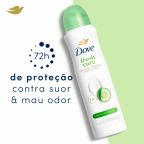 Desodorante Aerosol Feminino Dove Go Fresh Pepino e Chá Verde 150ml – miniatura 4